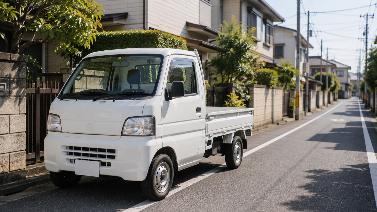 社名の入っていない無地の車両で伺います（写真はイメージ）